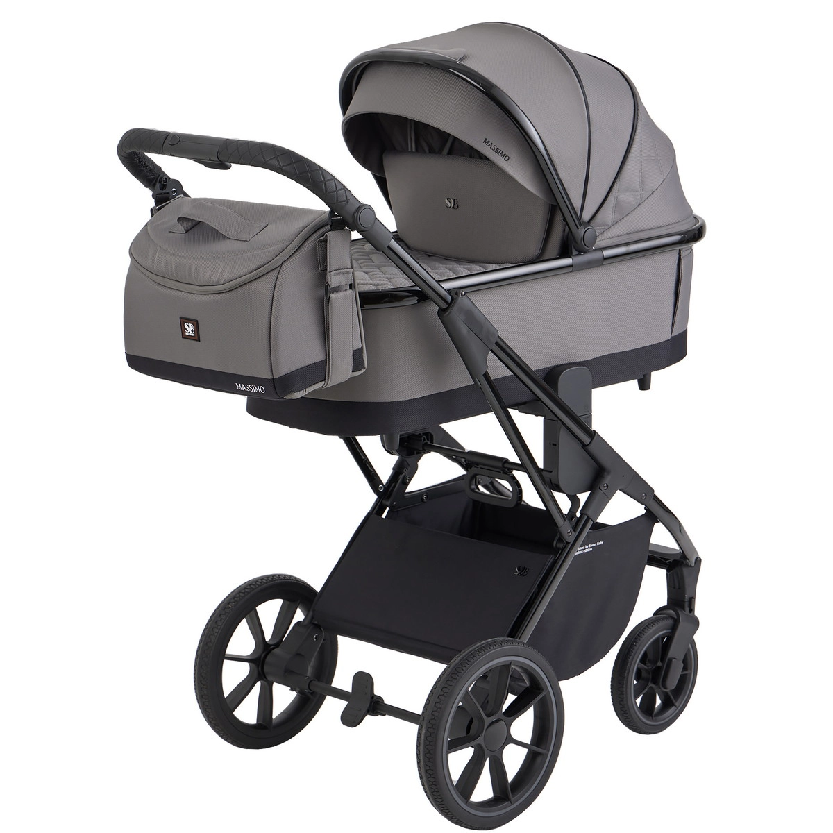 Детская коляска Sweet Baby Massimo SBL 2 в 1 (Grey)
