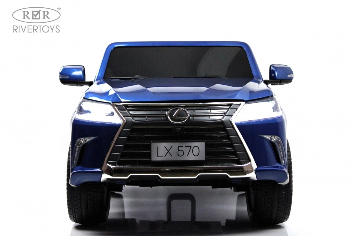 Детский электромобиль RiverToys Lexus LX570 Y555YY синий глянец 47i767u5nns3l9sug91gxkjpgjgdl0w6