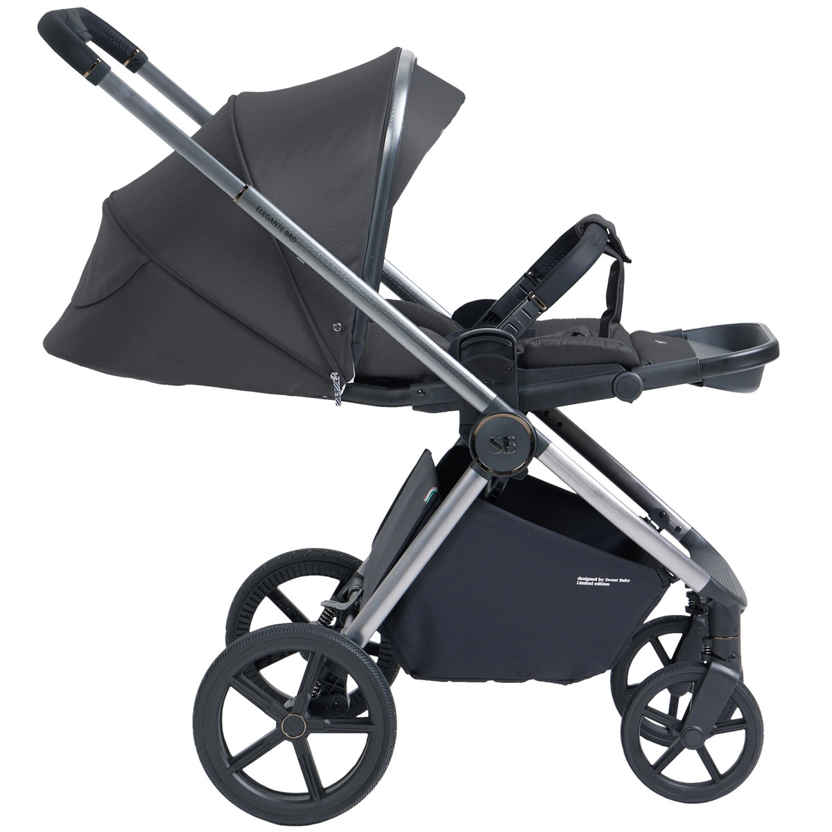 Прогулочная коляска Sweet Baby Elegante BRD Black z0e02pisf59yh40bdczy98ofztuyc7qj