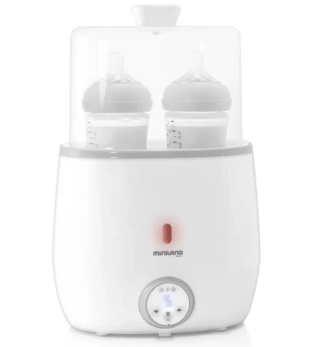 Подогреватель-стерилизатор для 2-х бутылочек Miniland Warmy Twin (стандарт)