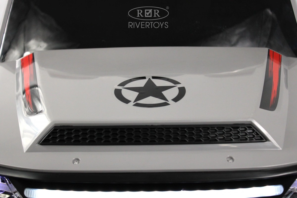 Детский электромобиль RiverToys X888XX серый 9iuse0nl45t2v8pc6swhe9v63vridr0t