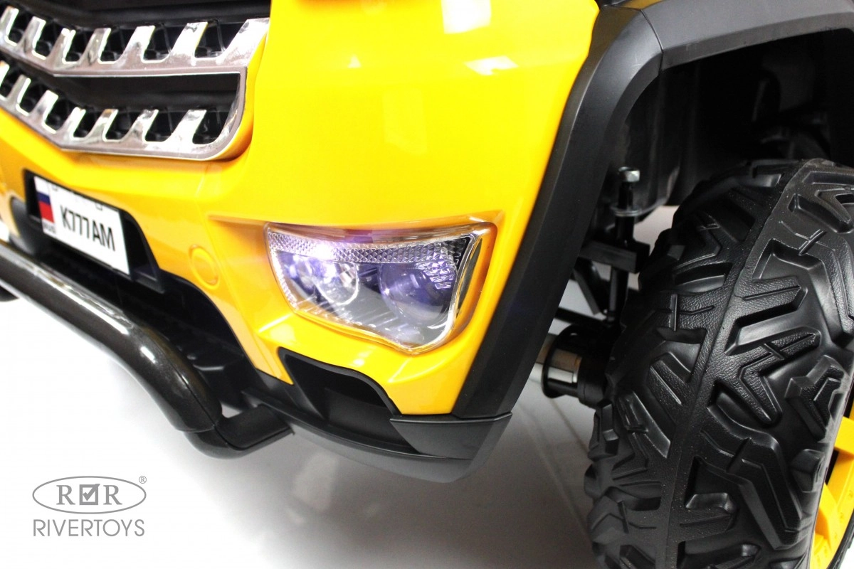 Детский электромобиль RiverToys K777AM желтый yufx4p289wg6garr0fngmkxk2cezyjpw