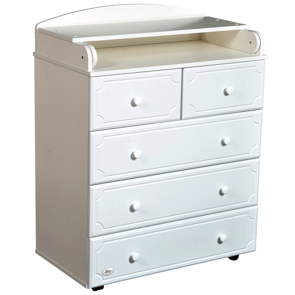 Детский пеленальный комод Oliver Fabio Plus Белый 3qqau602wcx2jvhiczdhyt8e29m1uhim