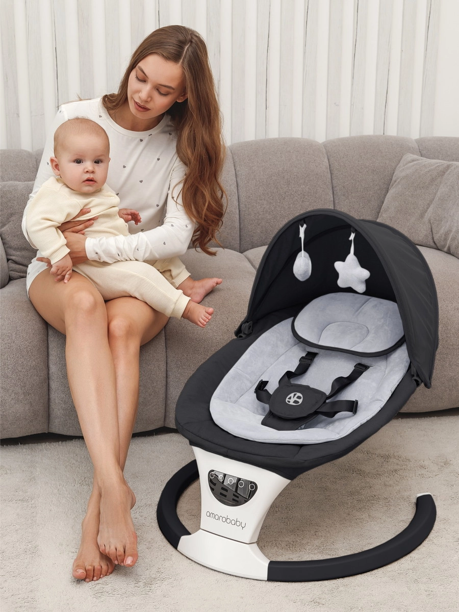 Детские электрокачели AmaroBaby Teddy Swing черный c3aqqc1vqfvjk2htk1hg7z4l2kgtd9ng