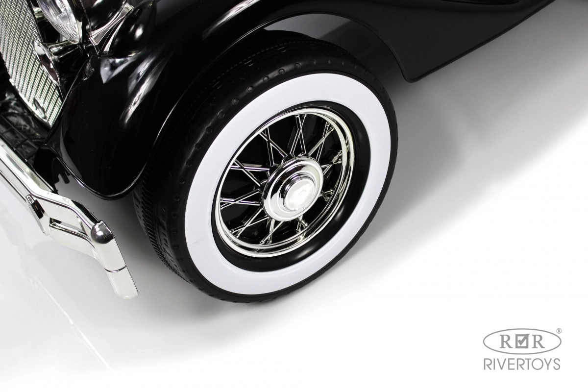 Детский электромобиль RiverToys X005XX черно-серебристый i1rxj7fxcxgjwpf0q9j6ail4x2xj7q5a