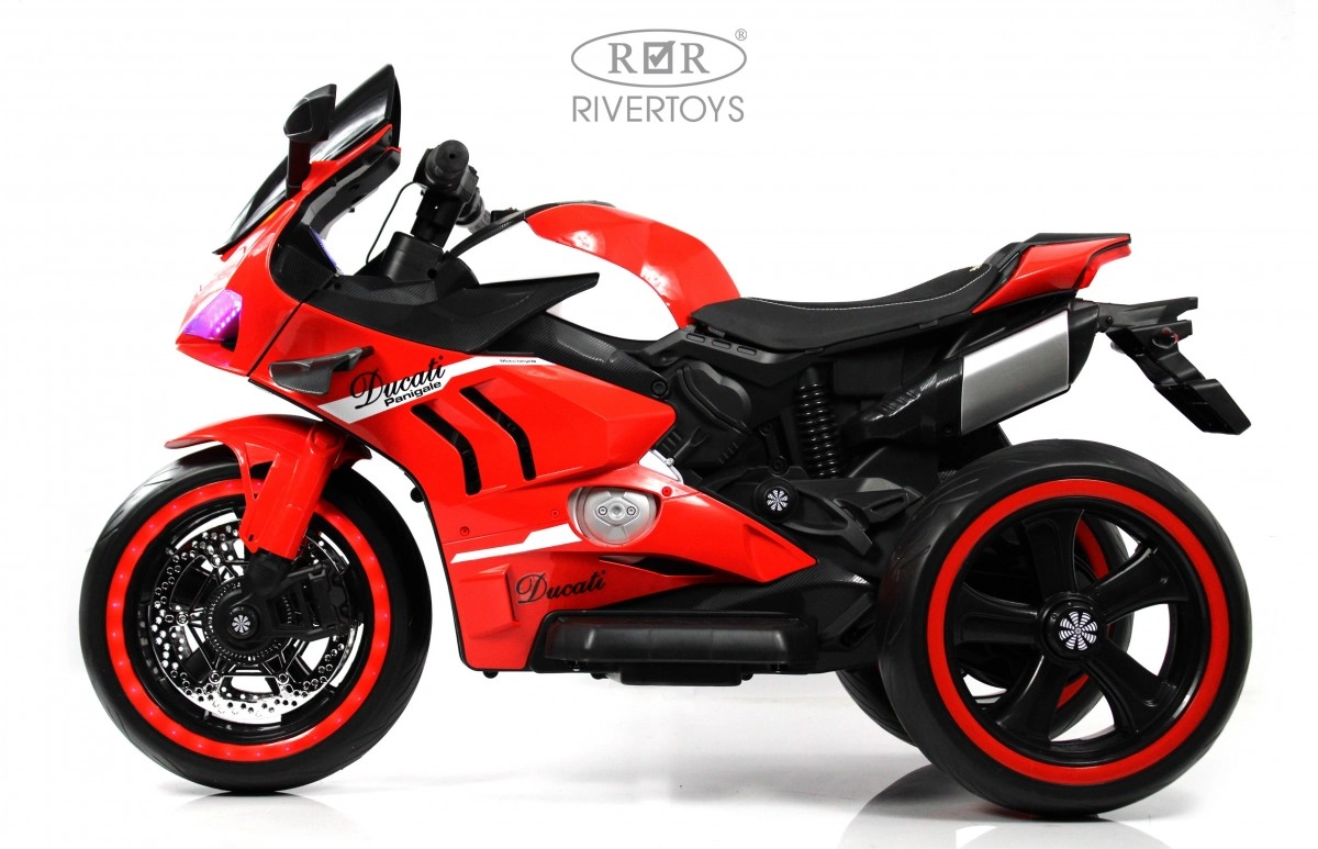 Детский электромотоцикл RiverToys М777БХ красный 71courrmdtom813c1pt53qvwonij4uc5