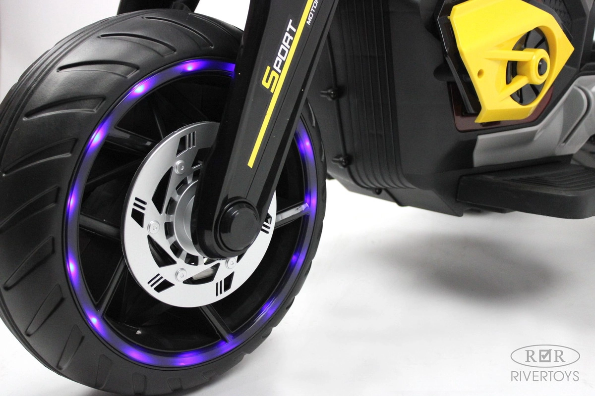 Детский трицикл RiverToys X222XX желтый zu348laij3op7efzhnusdpb9cqwf47w0