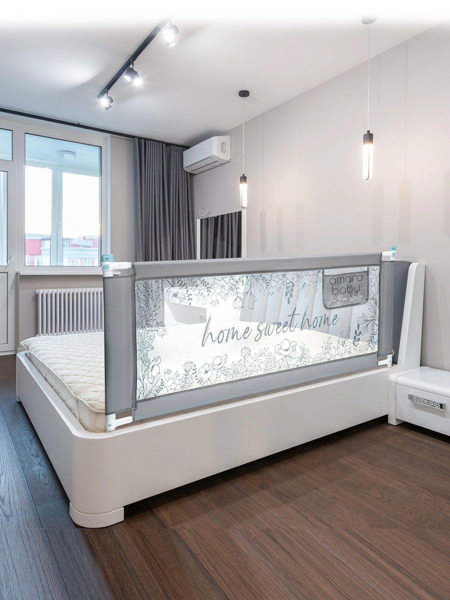 Барьер защитный для кровати Amarobaby Safety of Dreams Серый, 180 см z6zaplg5cjh51j4tr7a4tsfqs9dk440d
