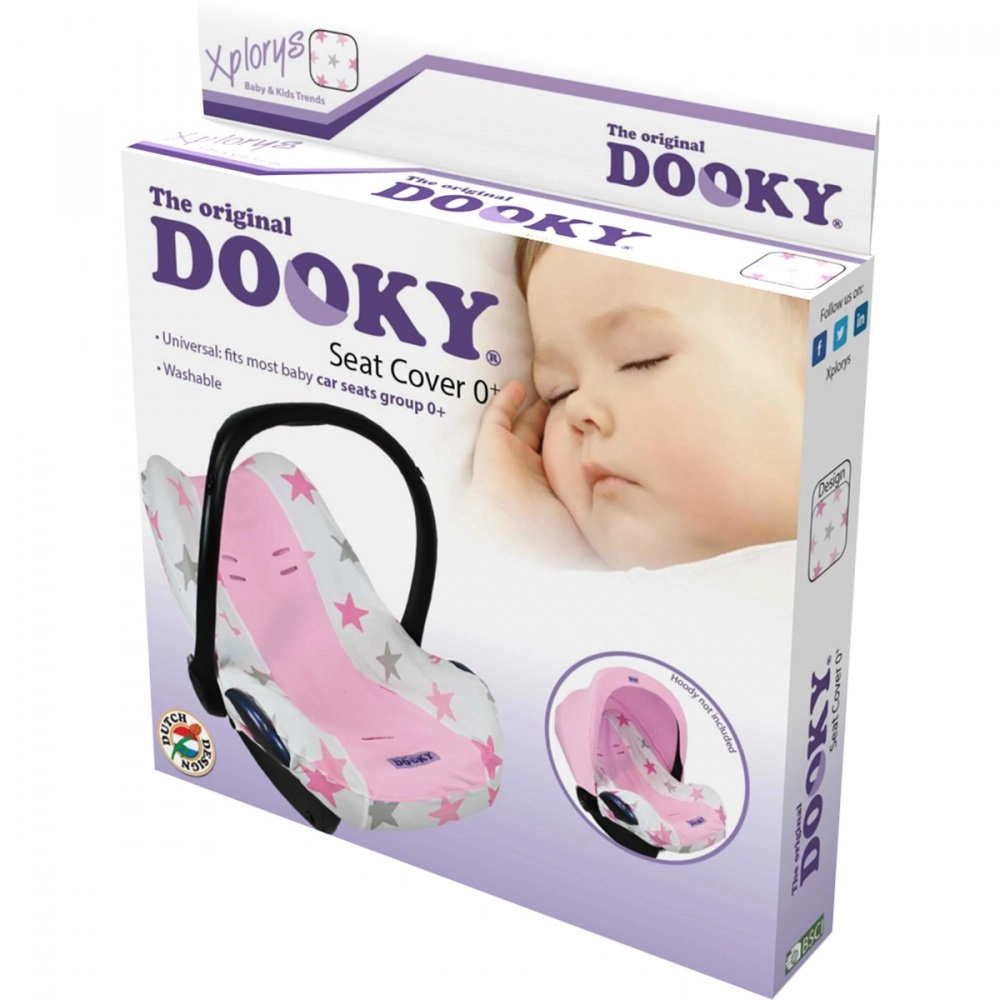 Чехол в автокресло Xplorys Dooky Seat cover 0+ Pink Stars vrecbrqrwyw46mzh3fhpt611ugpm1kzd