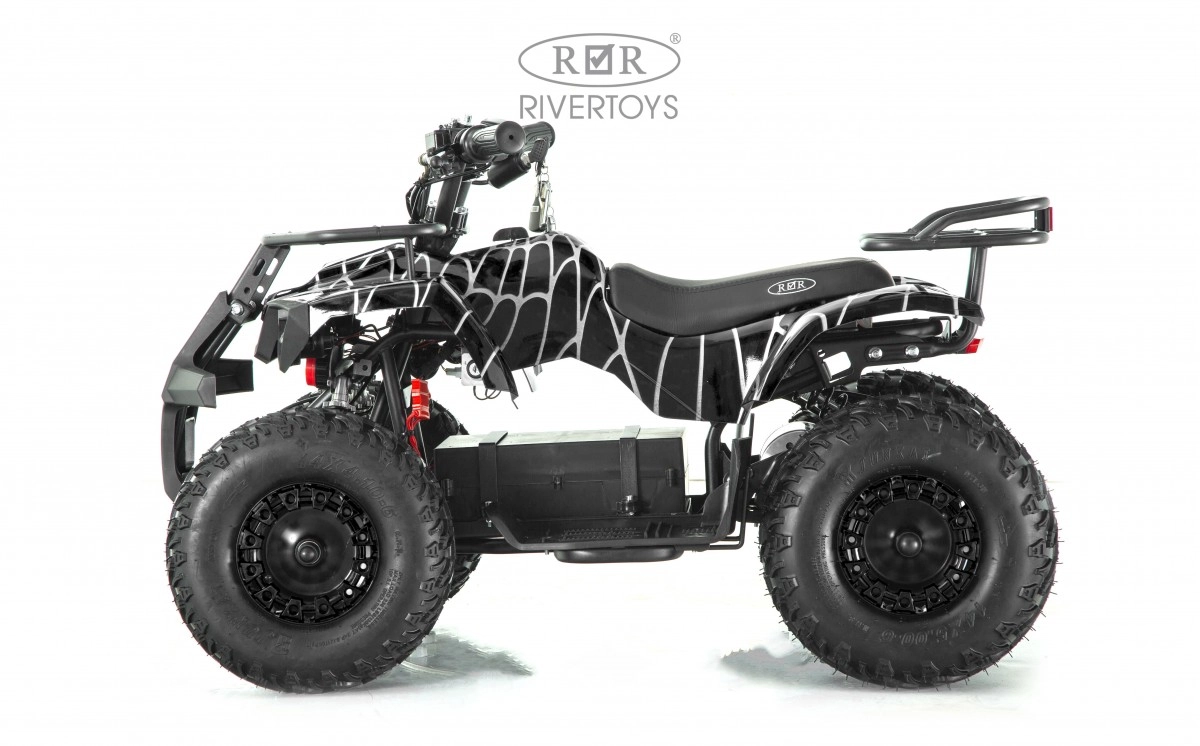 Детский электроквадроцикл RiverToys TIKI LUX черный спайдер 5a82a058k7dqct5w93qpmycb4a5nkni7