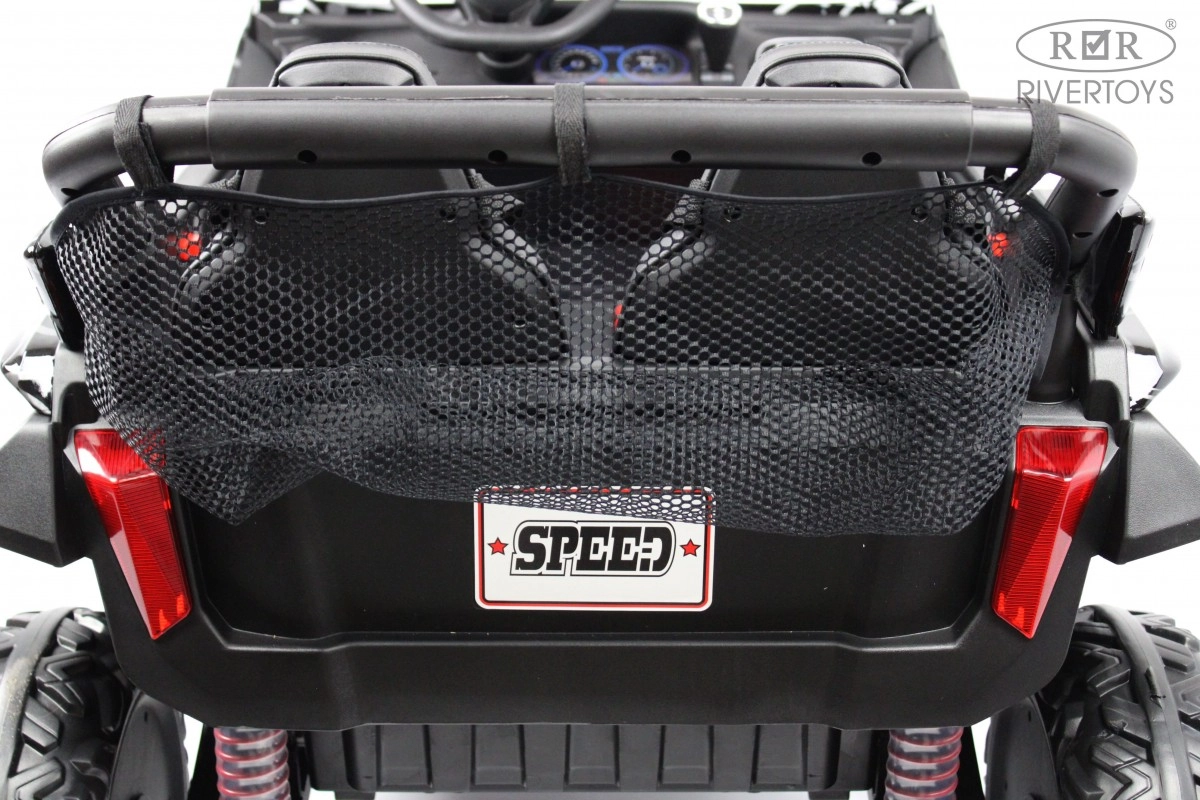 Детский электромобиль RiverToys T777TT 4WD черный Spider 0sat41gfs8jic423mesra38zwx4q24b2