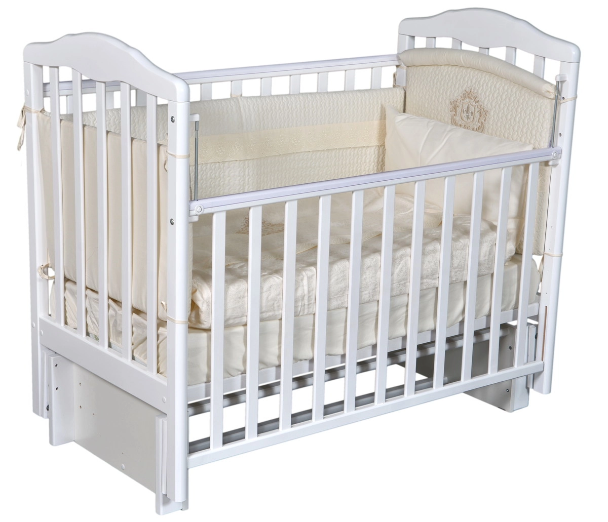 Детская кроватка Алита 3/5 (маятник универсальный) белый ind0euf6qlq4sgg3yyf2798czgg004uy