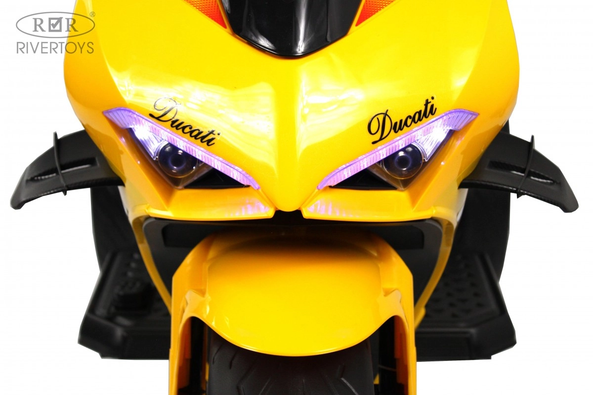 Детский электромотоцикл RiverToys М777БХ желтый 1tnln335n0aeydmn6gnpc7zss5db9s24