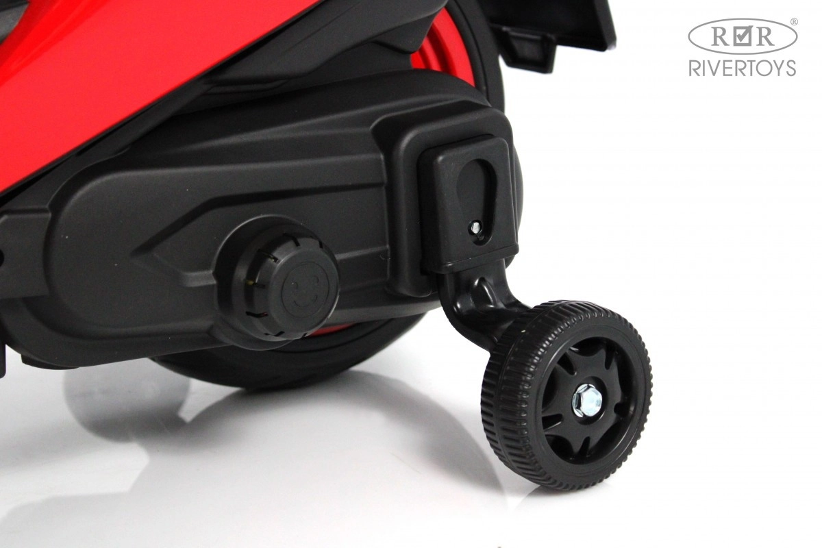 Детский электромотоцикл RiverToys Z555ZZ бежево-красный sto5jtsoz6gwe29cxmumhpyr3vdlk6x0