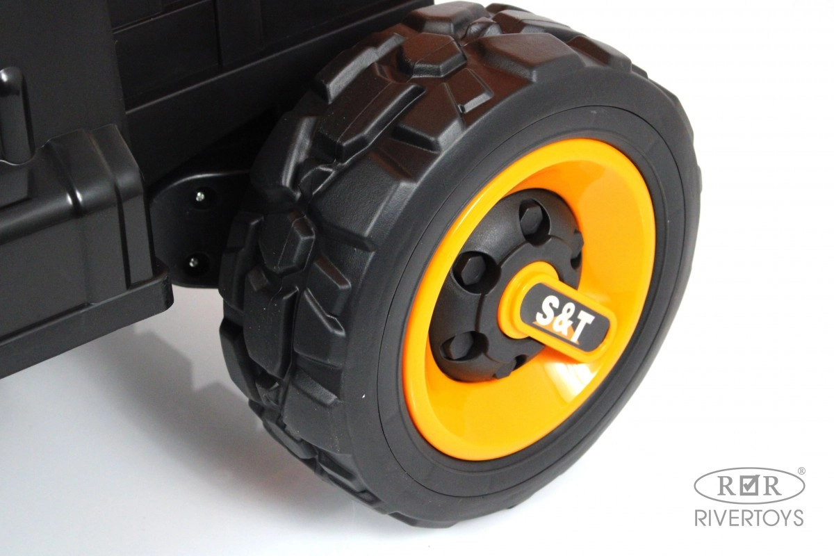 Детский электромобиль RiverToys K555PX оранжевый 20ouuyh9cgqehu3ks5xq5taw8t4c516j