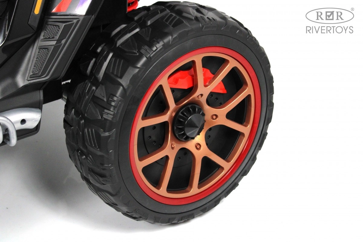 Детский электромобиль RiverToys K007AM черный 5ghspobna4iaqxku3san37y2u2m248ob