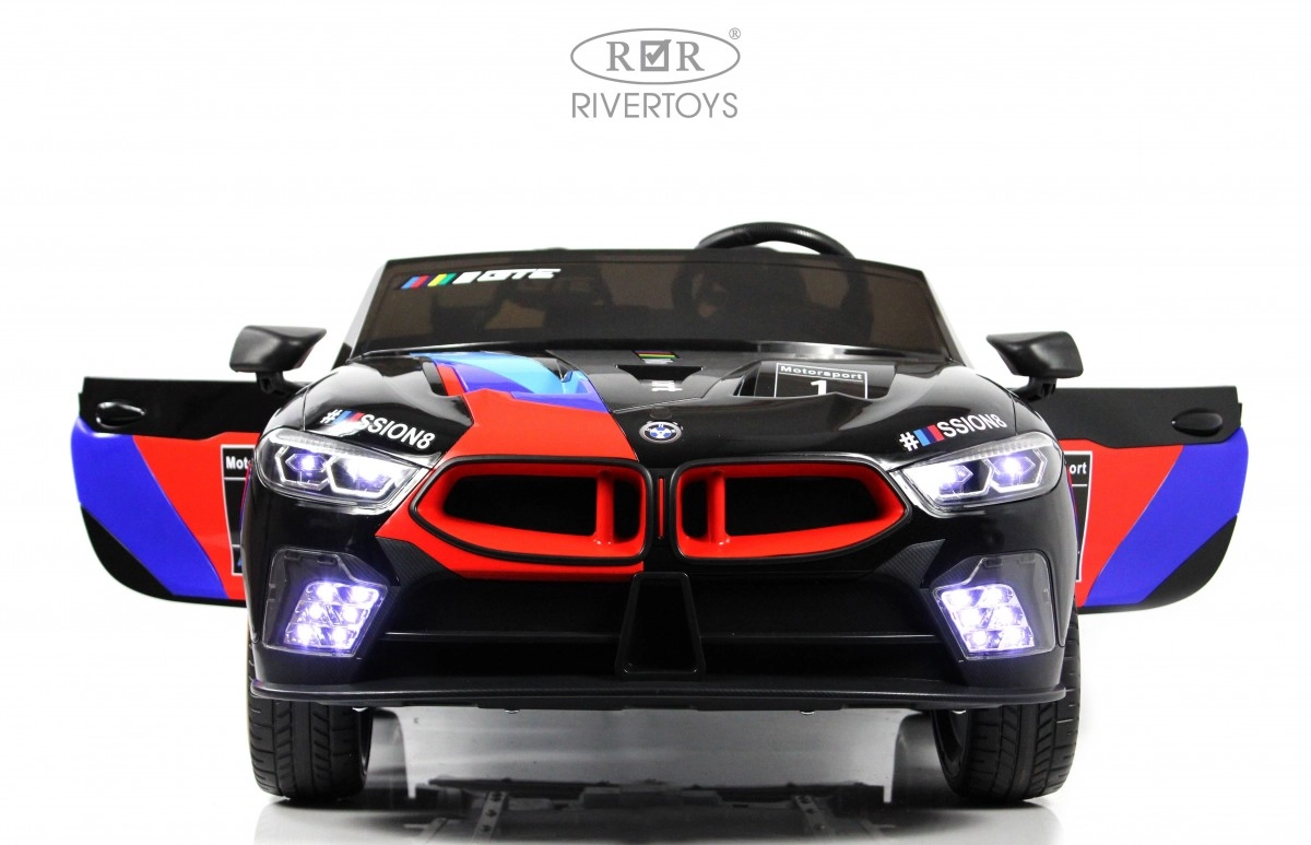 Детский электромобиль RiverToys F555FF черный глянец r6x00nn6a3a7fue6cyiynfn8ecx5tnya