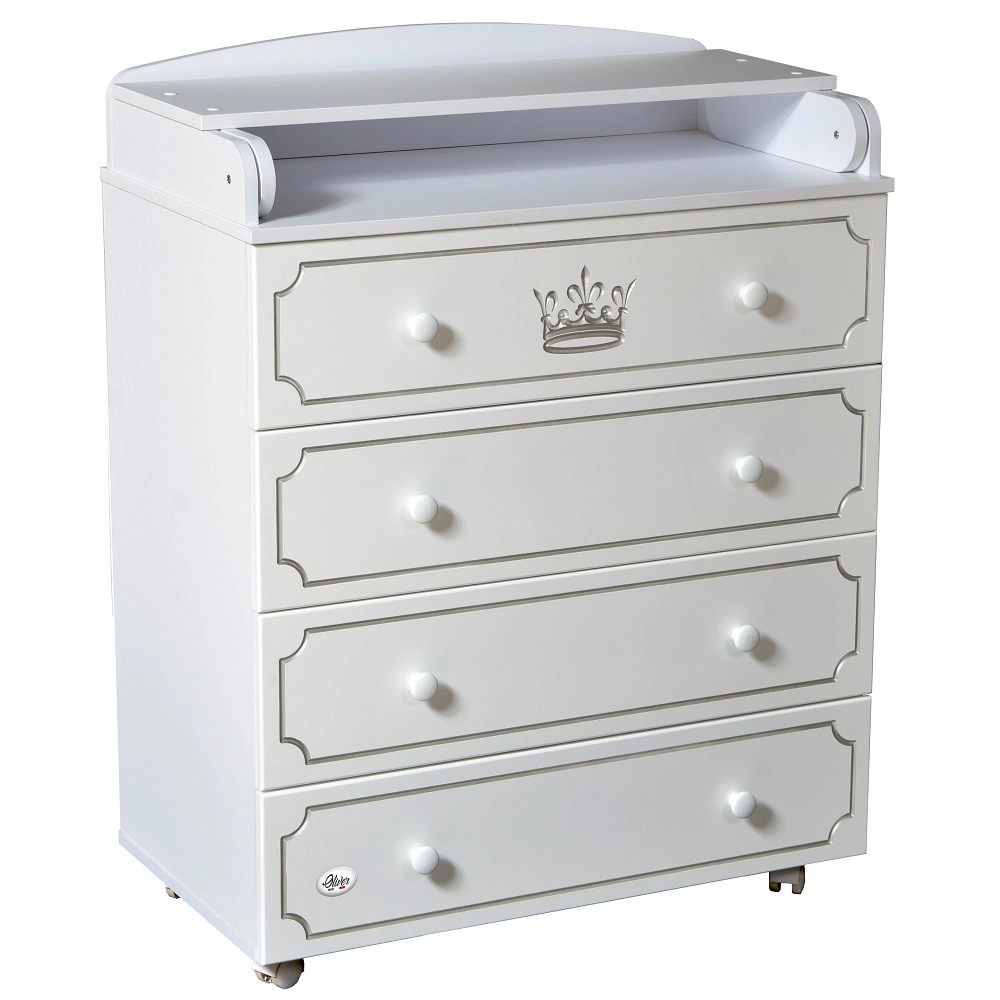 Детский пеленальный комод Oliver Fabio Lux Белый s0km70ed6wkwid84eh4an20kymxx4hue