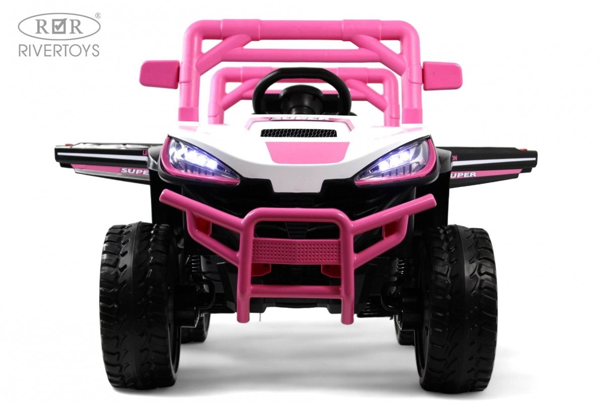 Детский электромобиль RiverToys L888LL розовый h10pu9u0p92c2je0rqhpur0eqe6jh5ci