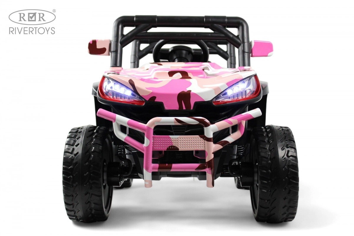 Детский электромобиль RiverToys L888LL розовый камуфляж x915a3y5g7k1pcubeo1y1j4awwii4qb0
