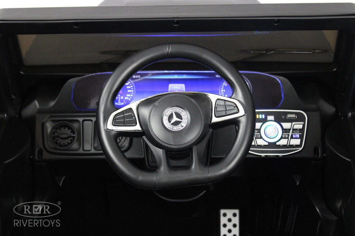 Детский электромобиль RiverToys Mercedes-Benz G500 E333EE черный a1blsx075sha6w1l3e7t4lcm2a02i8xz