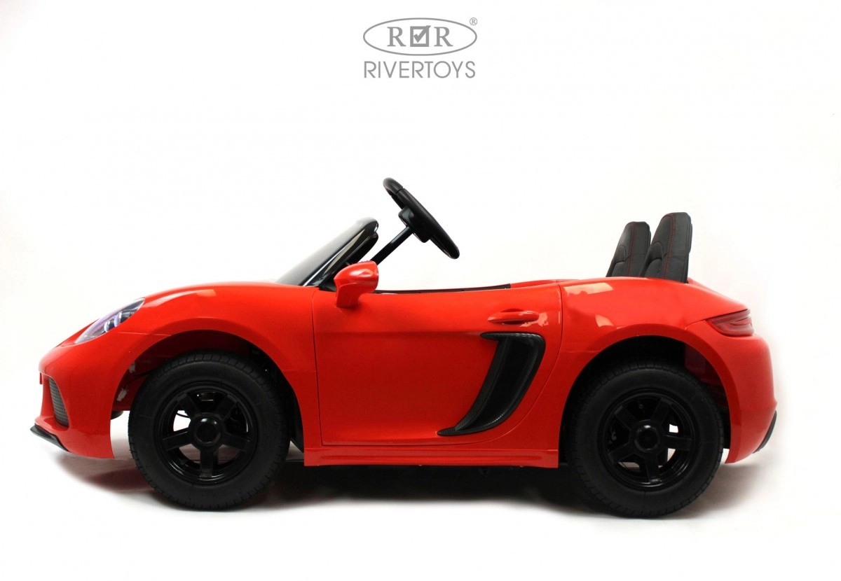 Детский электромобиль RiverToys Porshe Cayman T911TT красный o2mjoy80yyj0qm0nur1i41po0qzhklv6