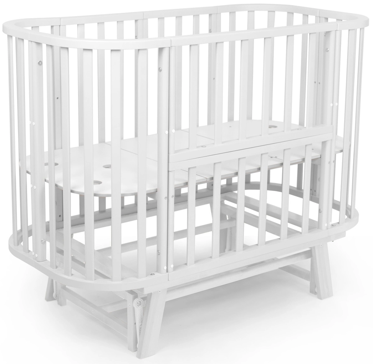 Детская кроватка Sweet Baby Barocco New с маятником Белый/Белый ivjenblylik932nq0k25qadfr6nmhx5c