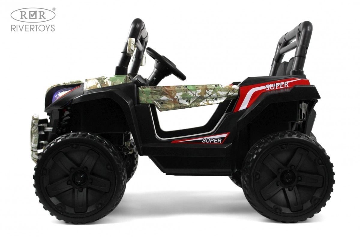 Детский электромобиль RiverToys L888LL зеленый камуфляж p5k6ci0izt49a7ggh51f9acnht4sroil