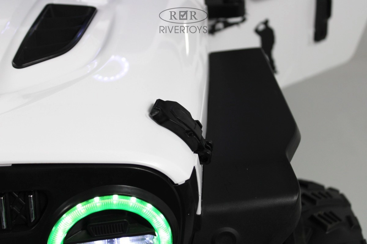 Детский электромобиль RiverToys М003БХ белый 5ly648hhz40y79i9wzq1iujzv8hngemc
