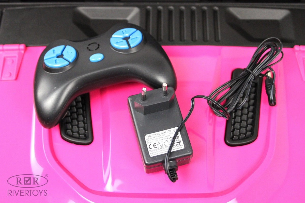 Детский электромобиль RiverToys T222TT 4WD розовый aakq7tcklwkkjd9j1sjgc4elkyr0zmfc