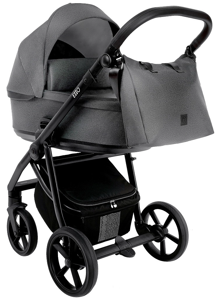Коляска 2 в 1 Roan Esso (Grey/Black)
