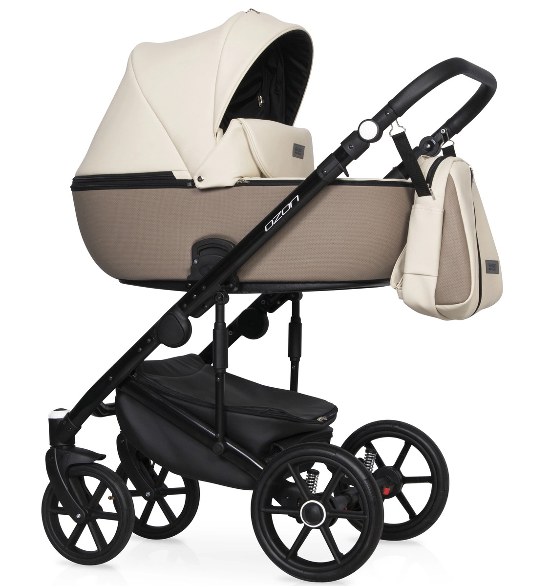 Коляска 3 в 1 RIKO BASIC OZON Ecco 25 слоновая кость-бежевый 518r62fay8lodxybo69mqjuz51gldkn1