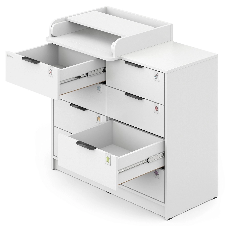 Комод Pituso Kids Optimum ЛДСП Белый-белый mwhaqofnfrcekpko3iaywajk80ukv26p