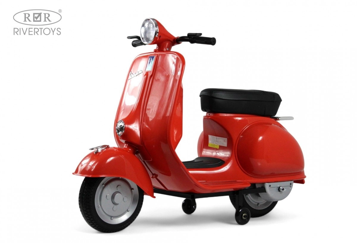 Детский электроскутер RiverToys VESPA M888MM красный iyv8p05wkomgmml0yxth4tuten0vc8hc