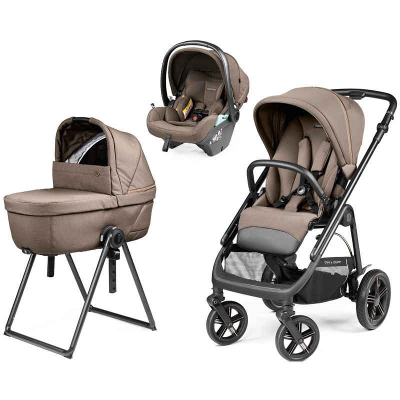 Коляска 3 в 1 Peg Perego Veloce TC Belvedere Lounge (Pine Bark New)