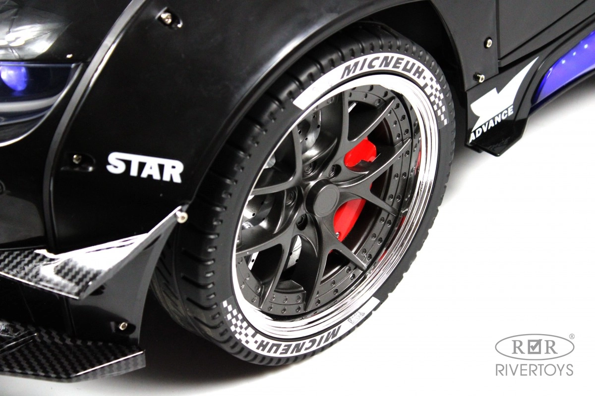 Детский электромобиль RiverToys G007GG черный esclkobigtnb505oslsmcjixjdcf0yfg