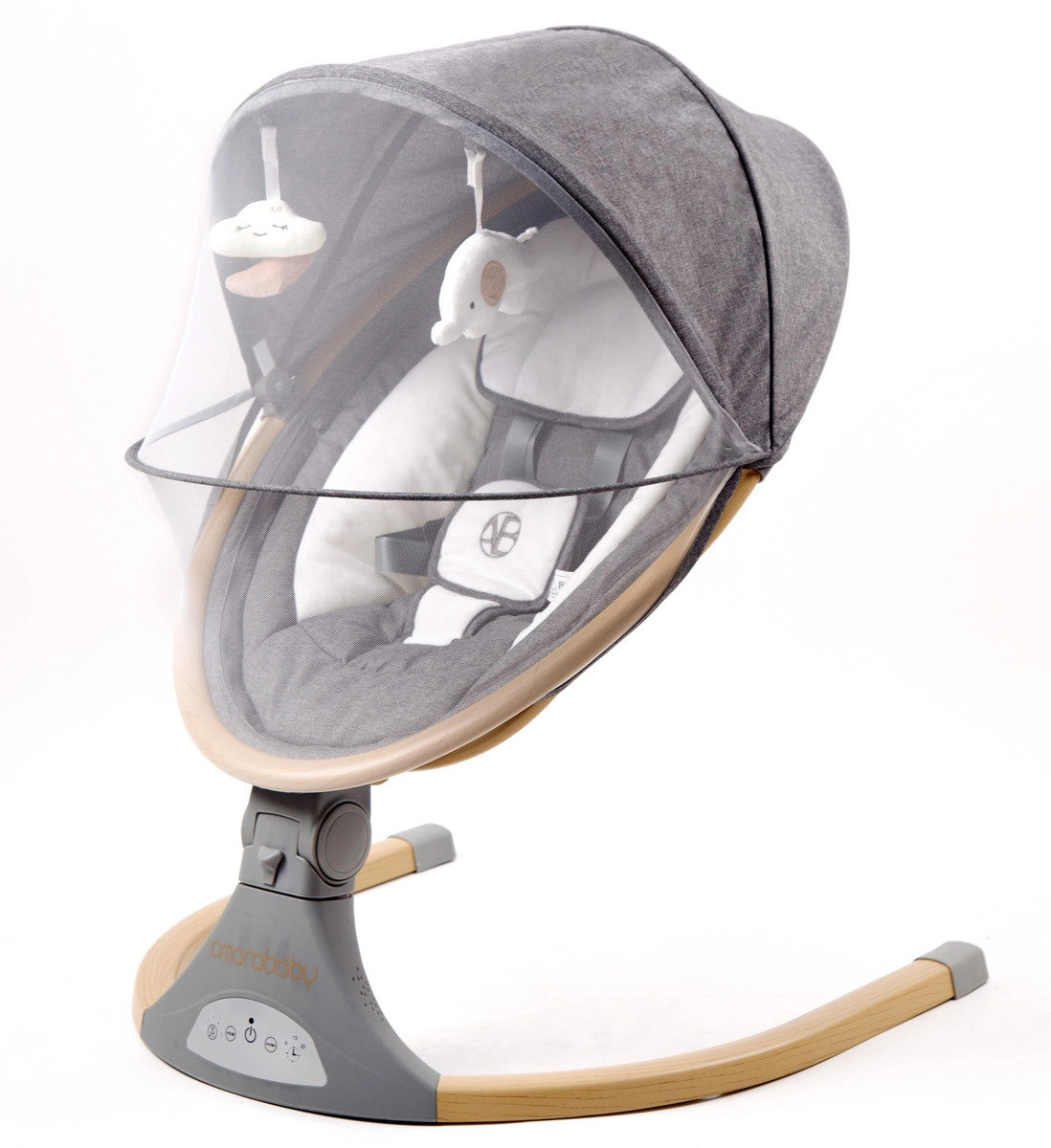 Электрокачели AMAROBABY ERGO SWING Серый l9t7z8cow0as0va4rsu5ip5npaafrz6z