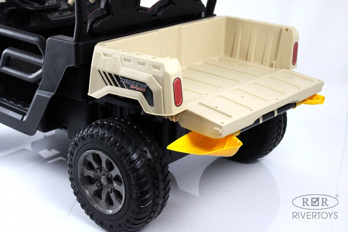 Детский электромобиль RiverToys H005HH кремовый 3dr6oqrc095hwx8g5c683xac1jf3ygxr