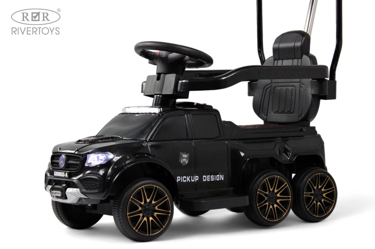 Детский электромобиль RiverToys G008GG-A черный a00fis85rn2042q54oqw80hn3gtxfalt
