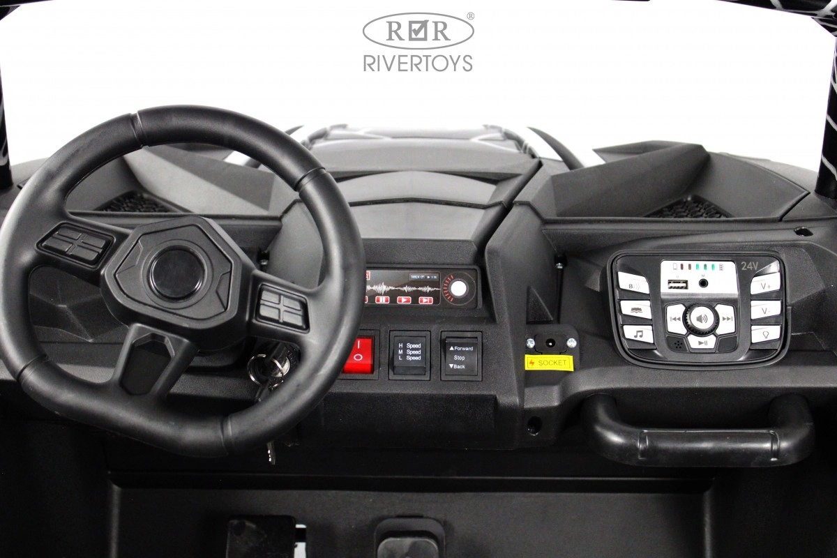 Детский электромобиль RiverToys M222MM черный y3nfjwmyxre1f3yqy03k3ms6xuz7o4yh