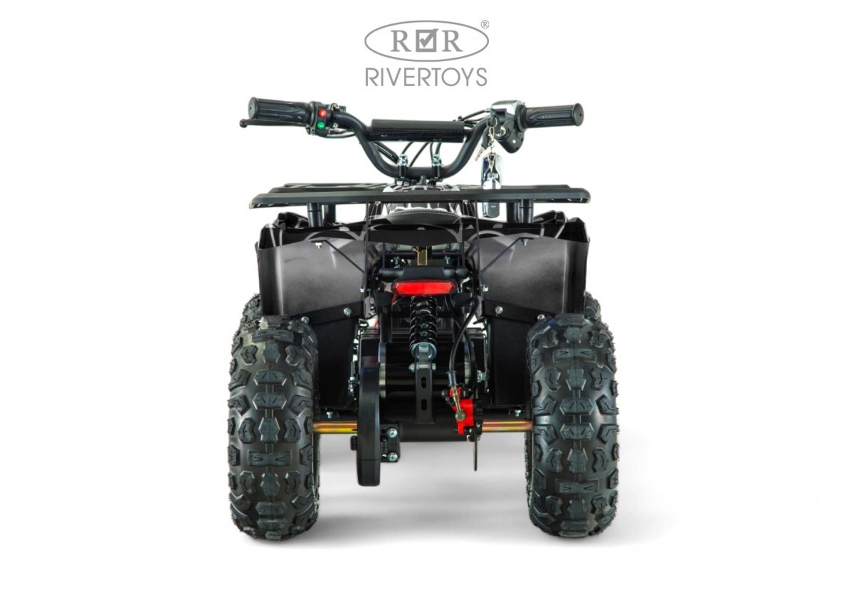 Детский электроквадроцикл RiverToys MIKA LUX черный Spider qfvuad1pbneqcgjhw0shzuipcoipvvu5