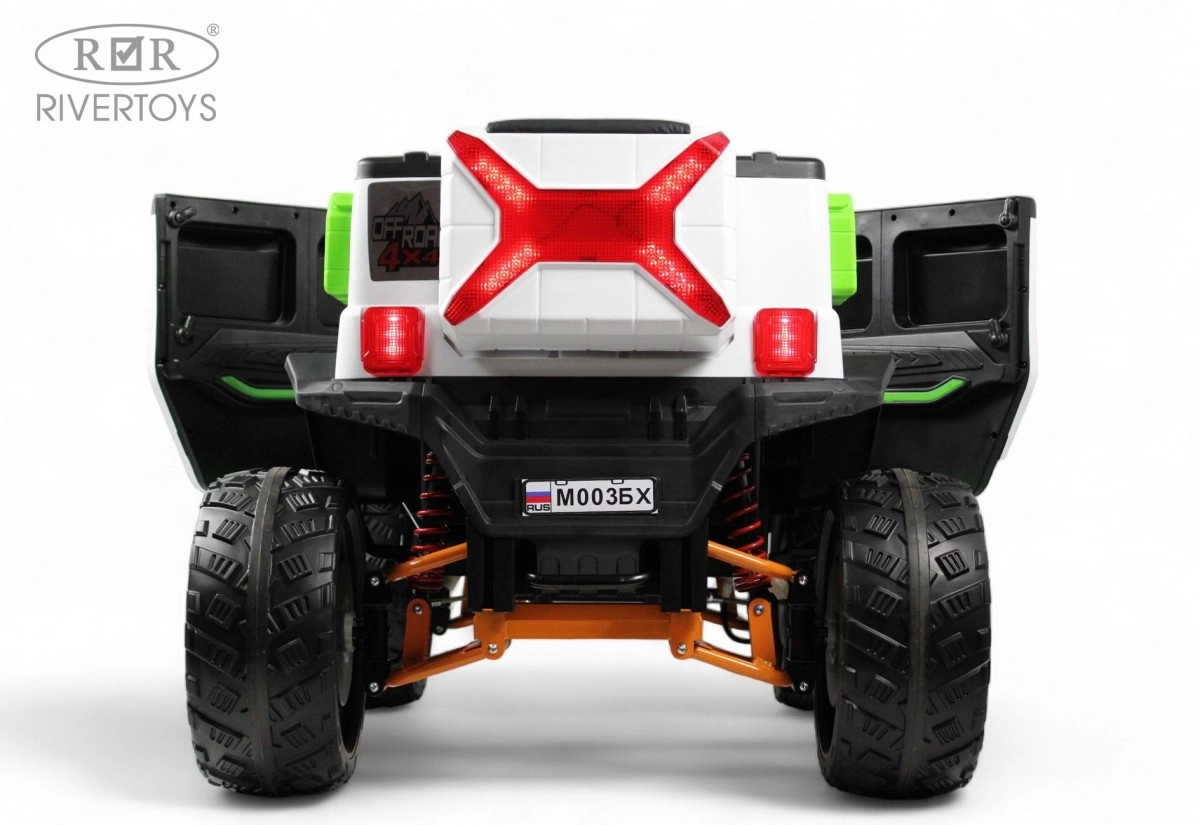 Детский электромобиль RiverToys М003БХ белый nbsgvespovt7khglxvq0da3kr78n48sc
