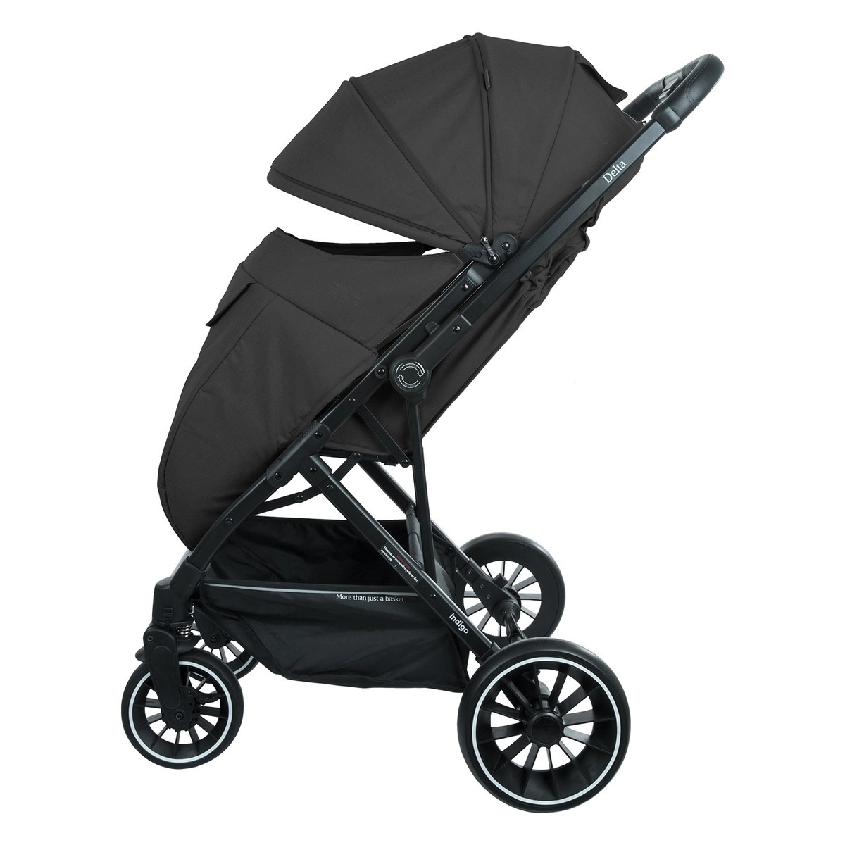 Прогулочная коляска INDIGO DELTA  черный l6i2e2fyvacwge1cjzy5zvy7obb7ljml