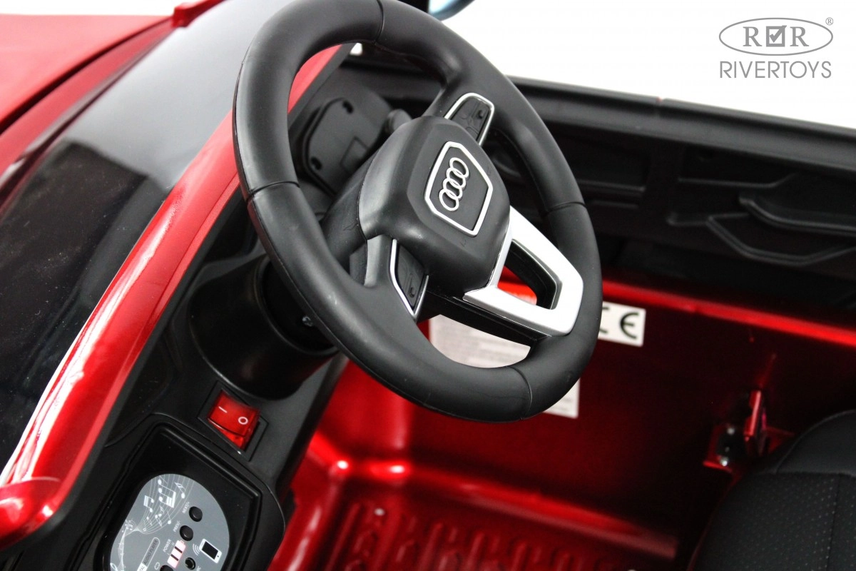 Детский электромобиль RiverToys AUDI Q7 HL678 красный глянец 41jxtrpnner5g5s03ryqz6qqd09o1rmn