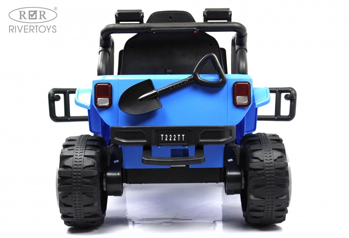 Детский электромобиль RiverToys T222TT 4WD синий 9lv79y1b1ci2j5cigjmzat78bqb3ntqd