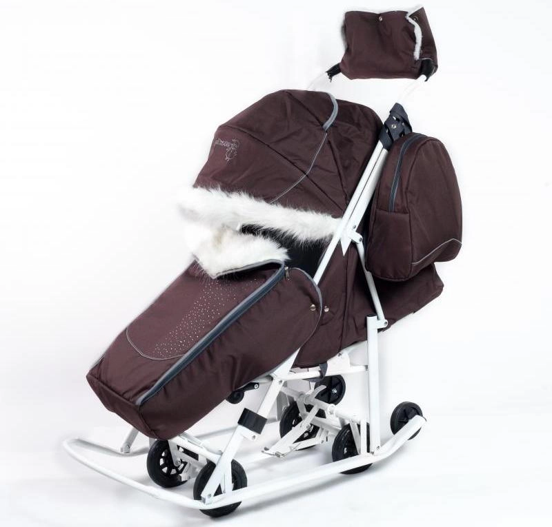Санки-коляска Pikate Снеговик Шоколад advqqwy6w4iymuha4wyw6ao4z1lakgwt