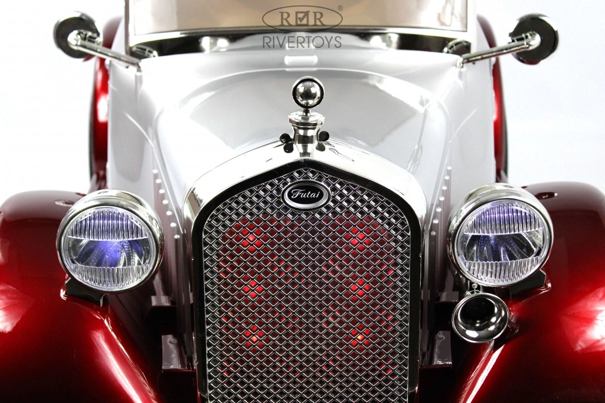 Детский электромобиль RiverToys X005XX красно-серебристый xf28gec631bir85ygcotq5khx34r3bnj