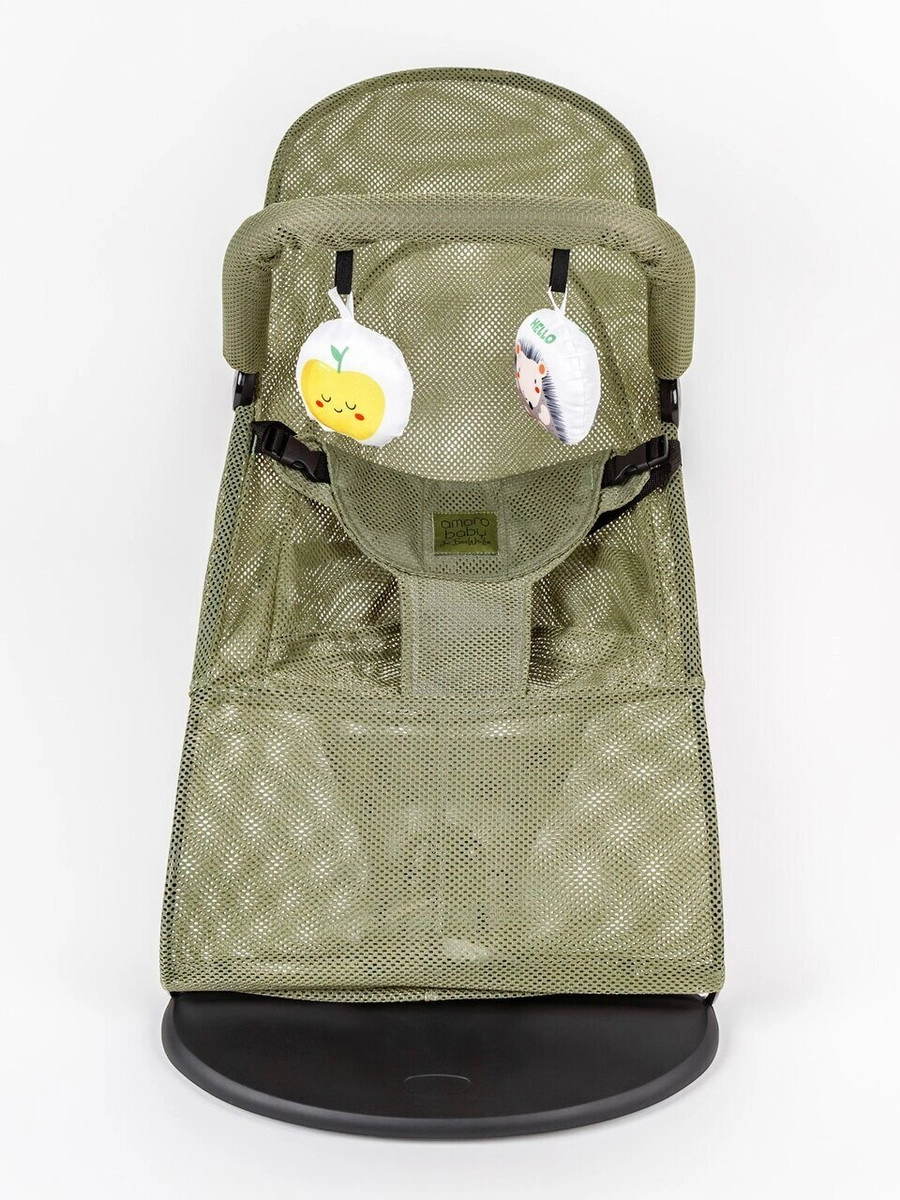 Шезлонг Amarobaby Baby time Зеленый k1mde1fj4oxpczmh933ksymc33gce086