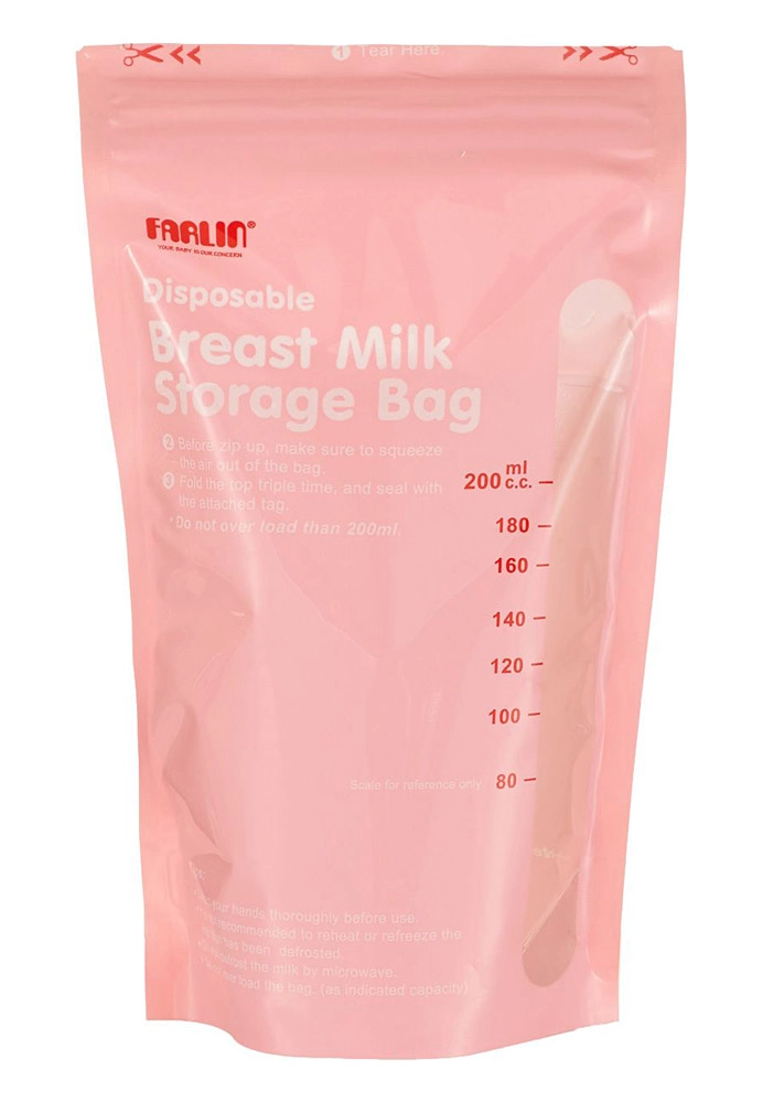 Пакеты для хранения и замораживания грудного молока Farlin 22 шт. в упак. 200 мл 108101106-paketi-dlya-hraneniya-i-zamorazhivaniya-grudnogo-moloka-far