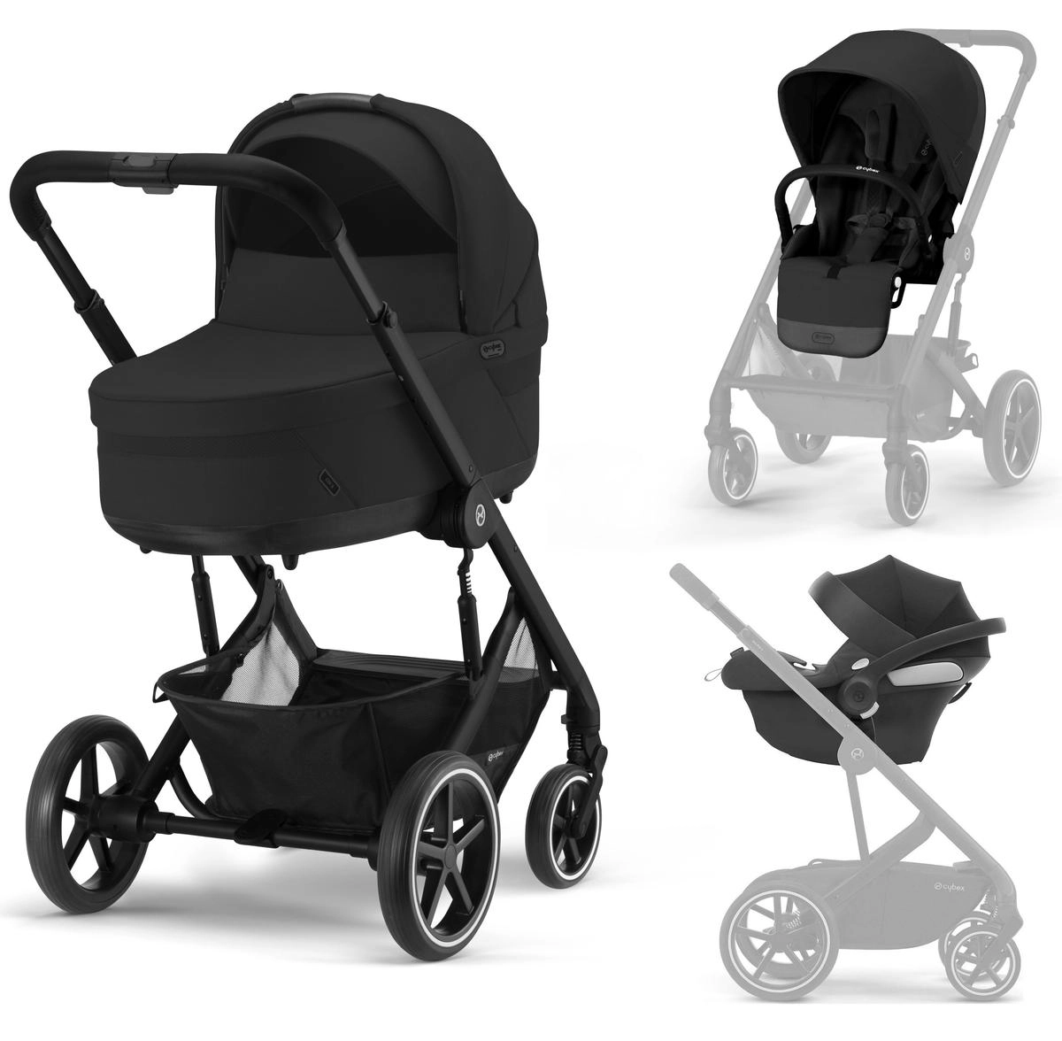Коляска 3 в 1 Cybex Balios S Lux BLK Moon Black 0uxourtoe22hwuxjcwumhby1889ul2oo